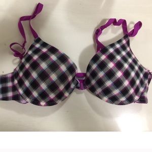 2 Push up bras. 36B | one purple , one blue